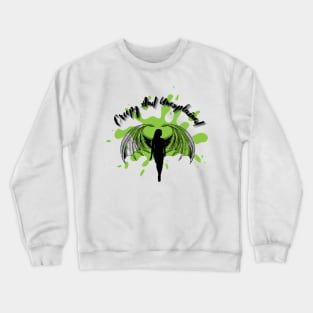 Demon girl C.A.U (creepy and unexplained) Crewneck Sweatshirt